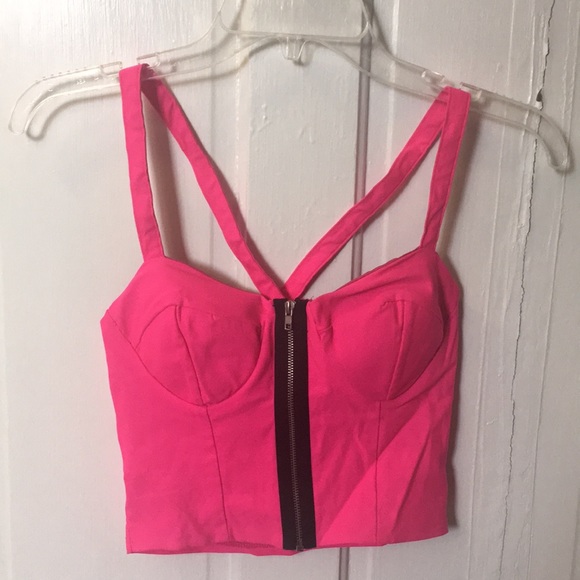 Tight fitting crop top